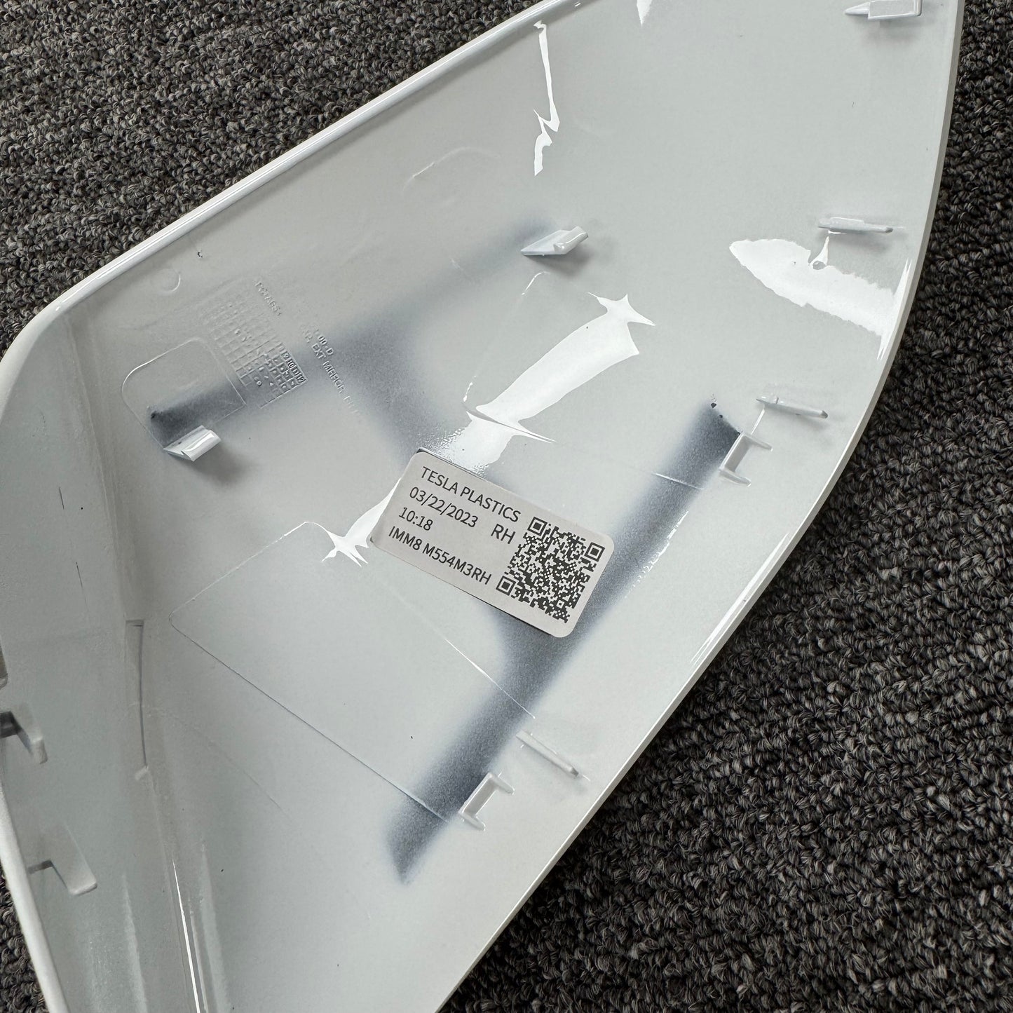 OEM For Tesla Model 3 2017-2023 Right Side Mirror Skull Cover Cap 1092292-00-D