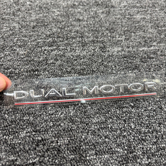 OEM For Tesla 2015-2024 Model S/3/X/Y  Dual Motor Performance Badge 1484849-00-B