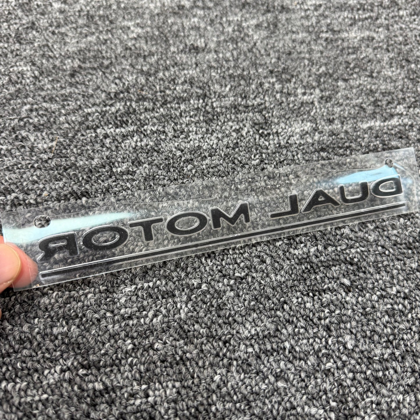 OEM For Tesla 2015-2024 Model S/3/X/Y  Dual Motor Performance Badge 1484849-00-B