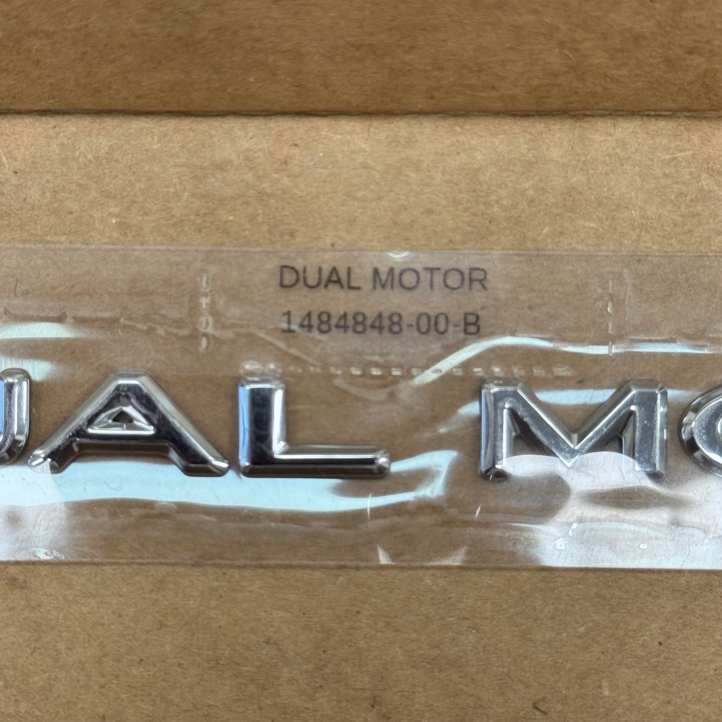 OEM For Tesla 2015-2024 Model S/3/X/Y  Dual Motor Badge Emblems 1484848-00-B